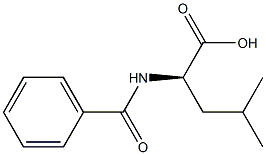 N-Benzoyl-D-leucine 구조식 이미지