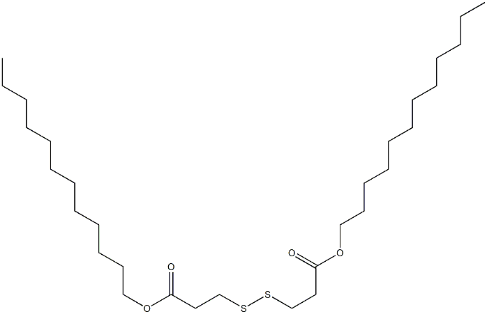 3,3'-Dithiodipropionic acid didodecyl ester Structure