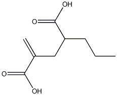 1-Butene-2,4-dicarboxylic acid 4-propyl ester 구조식 이미지