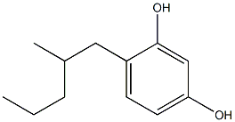 5-(2,4-Dihydroxyphenyl)-4-methylpentane Structure