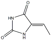 5-Ethylideneimidazolidine-2,4-dione 구조식 이미지