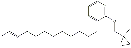 2-(10-Dodecenyl)phenyl 2-methylglycidyl ether 구조식 이미지