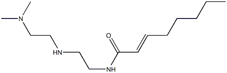 N-[2-[2-(Dimethylamino)ethylamino]ethyl]-2-octenamide 구조식 이미지