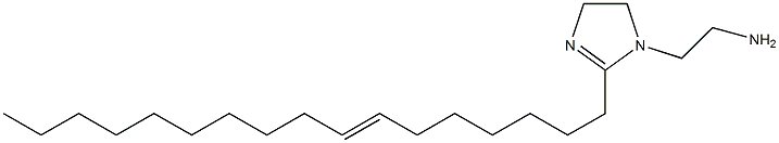 1-(2-Aminoethyl)-2-(7-heptadecenyl)-2-imidazoline 구조식 이미지