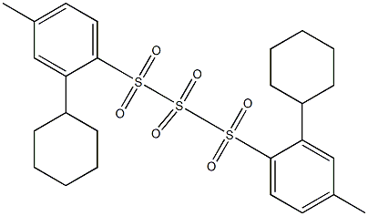 Cyclohexyltosyl sulfone Structure