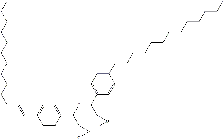 4-(1-Tridecenyl)phenylglycidyl ether 구조식 이미지