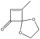 8-Methyl-1,4-dioxaspiro[4.3]oct-7-en-6-one Structure