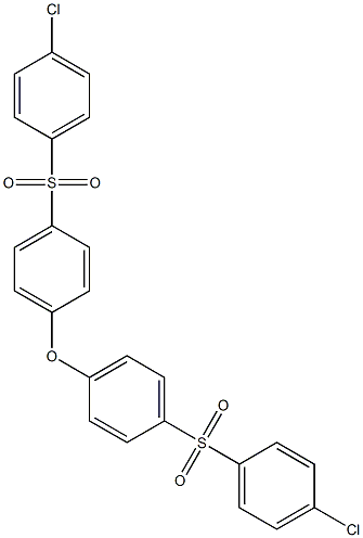 Bis[4-(4-chlorophenylsulfonyl)phenyl] ether 구조식 이미지