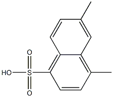 4,6-Dimethyl-1-naphthalenesulfonic acid Structure