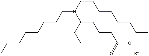 5-(Dioctylamino)octanoic acid potassium salt Structure