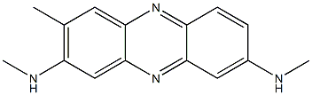3-Methyl-2,8-bis(methylamino)phenazine Structure