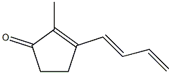 2-Methyl-3-(1,3-butadienyl)-2-cyclopenten-1-one Structure