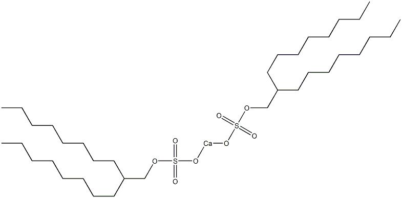 Bis(2-octyldecyloxysulfonyloxy)calcium 구조식 이미지