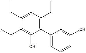 3,4,6-Triethyl-1,1'-biphenyl-2,3'-diol Structure