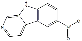 6-Nitro-9H-pyrido[3,4-b]indole 구조식 이미지