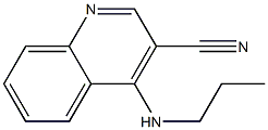 4-(Propylamino)-3-cyanoquinoline Structure