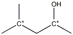 2-Hydroxy-4-methylpentane-2,4-diylium 구조식 이미지