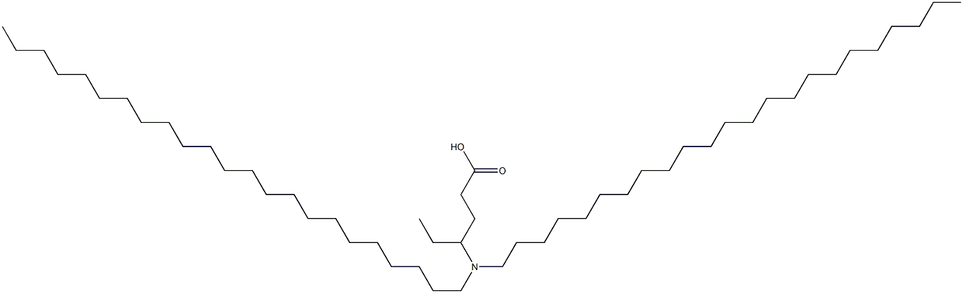 4-(Ditricosylamino)hexanoic acid 구조식 이미지