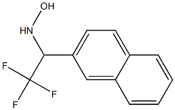 N-[2,2,2-Trifluoro-1-(2-naphtyl)ethyl]hydroxylamine Structure