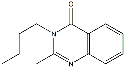 2-Methyl-3-butyl-3,4-dihydroquinazoline-4-one Structure