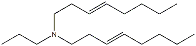 N-Propyl-N,N-di(3-octenyl)amine 구조식 이미지