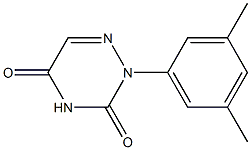 2-[3,5-Dimethylphenyl]-1,2,4-triazine-3,5(2H,4H)-dione Structure