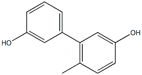 6-Methyl-1,1'-biphenyl-3,3'-diol Structure