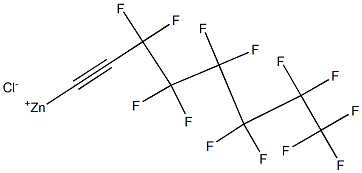 Tridecafluoro-1-octynylzinc chloride Structure