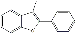 3-Methyl-2-phenylbenzofuran Structure