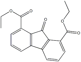 9-Oxo-9H-fluorene-1,8-dicarboxylic acid diethyl ester 구조식 이미지