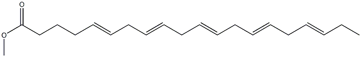 5,8,11,14,17-Icosapentaenoic acid methyl ester 구조식 이미지