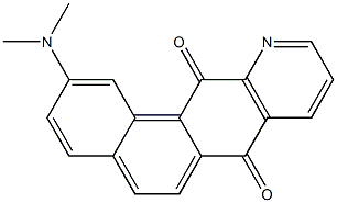 2-(Dimethylamino)naphtho[2,1-g]quinoline-7,12-dione Structure