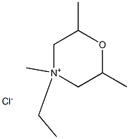 4-Ethyl-2,4,6-trimethylmorpholinium chloride 구조식 이미지