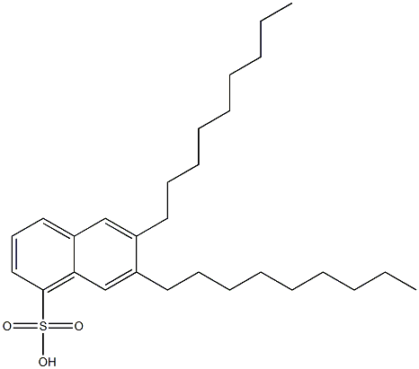 6,7-Dinonyl-1-naphthalenesulfonic acid Structure