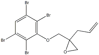 2,3,5,6-Tetrabromophenyl 2-allylglycidyl ether Structure