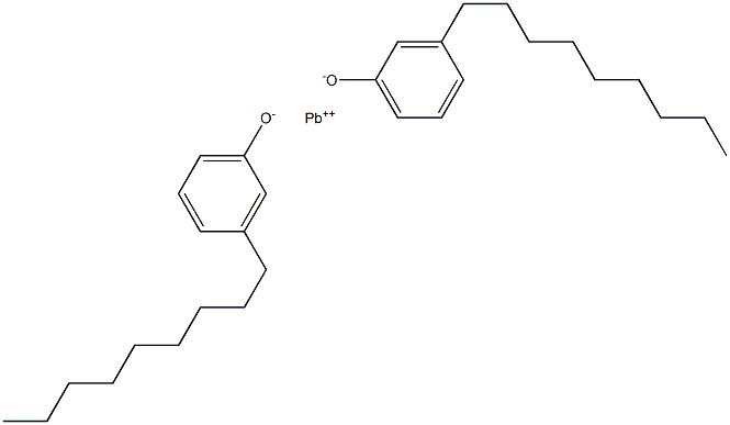 Lead(II)bis(3-nonylphenolate) Structure
