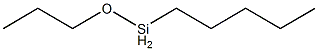 Pentyl(propoxy)silane Structure