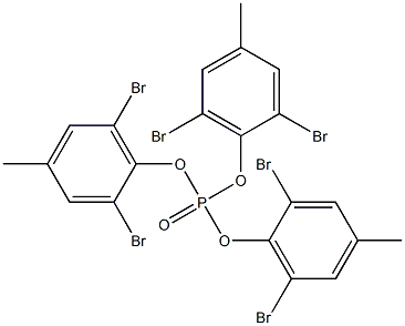 Phosphoric acid tris(2,6-dibromo-4-methylphenyl) ester Structure