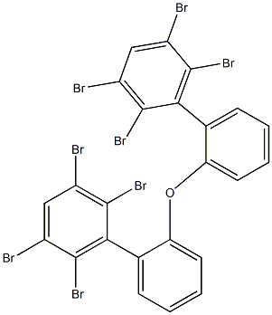 2,3,5,6-Tetrabromophenylphenyl ether 구조식 이미지