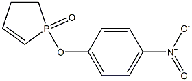1-(4-Nitrophenoxy)-4,5-dihydro-1H-phosphole 1-oxide 구조식 이미지