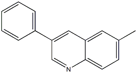 3-Phenyl-6-methylquinoline 구조식 이미지