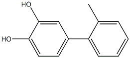 4-(2-Methylphenyl)benzene-1,2-diol Structure