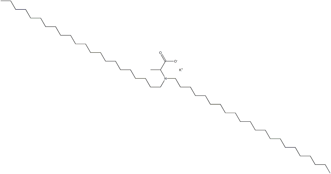 2-(Didocosylamino)propanoic acid potassium salt Structure