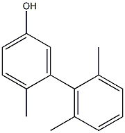 4-Methyl-3-(2,6-dimethylphenyl)phenol 구조식 이미지