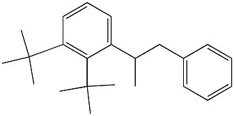 2-(2,3-Di-tert-butylphenyl)-1-phenylpropane 구조식 이미지