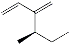 (-)-2-[(R)-sec-Butyl]-1,3-butadiene 구조식 이미지