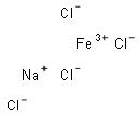 Sodium iron(III) chloride 구조식 이미지