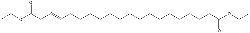 3-Icosenedioic acid diethyl ester 구조식 이미지