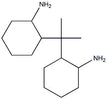 2,2'-Isopropylidenebis(cyclohexanamine) 구조식 이미지