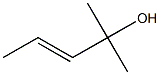 (E)-2-Methyl-3-penten-2-ol 구조식 이미지